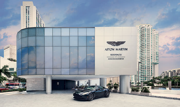 The Aston Martin residences in Miami will be completed in 2022. Whoever buys the $50m Triplex Penthouse wil have access to the last remaining Aston Martin Vulcan