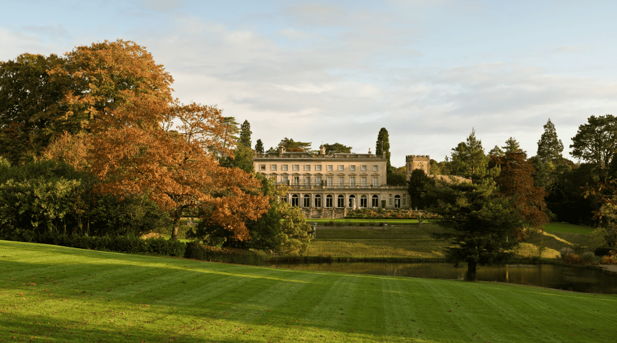 mansion in countryside