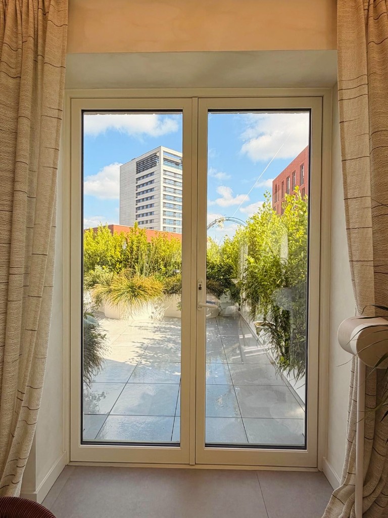 Completed terrace garden at Apartment 1205, Capella Court