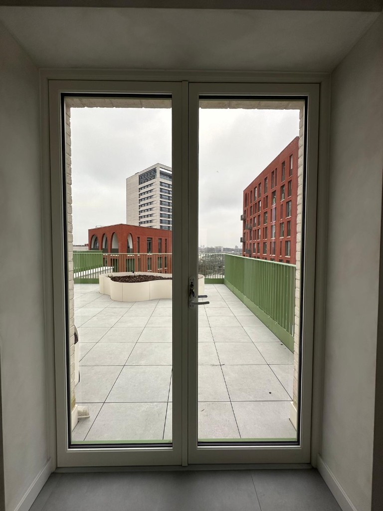 Terrace at Apartment 1205, Capella Court before planting